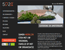 Tablet Screenshot of 5broden2vissencatering.nl